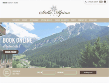 Tablet Screenshot of hotel-stella-alpina.com